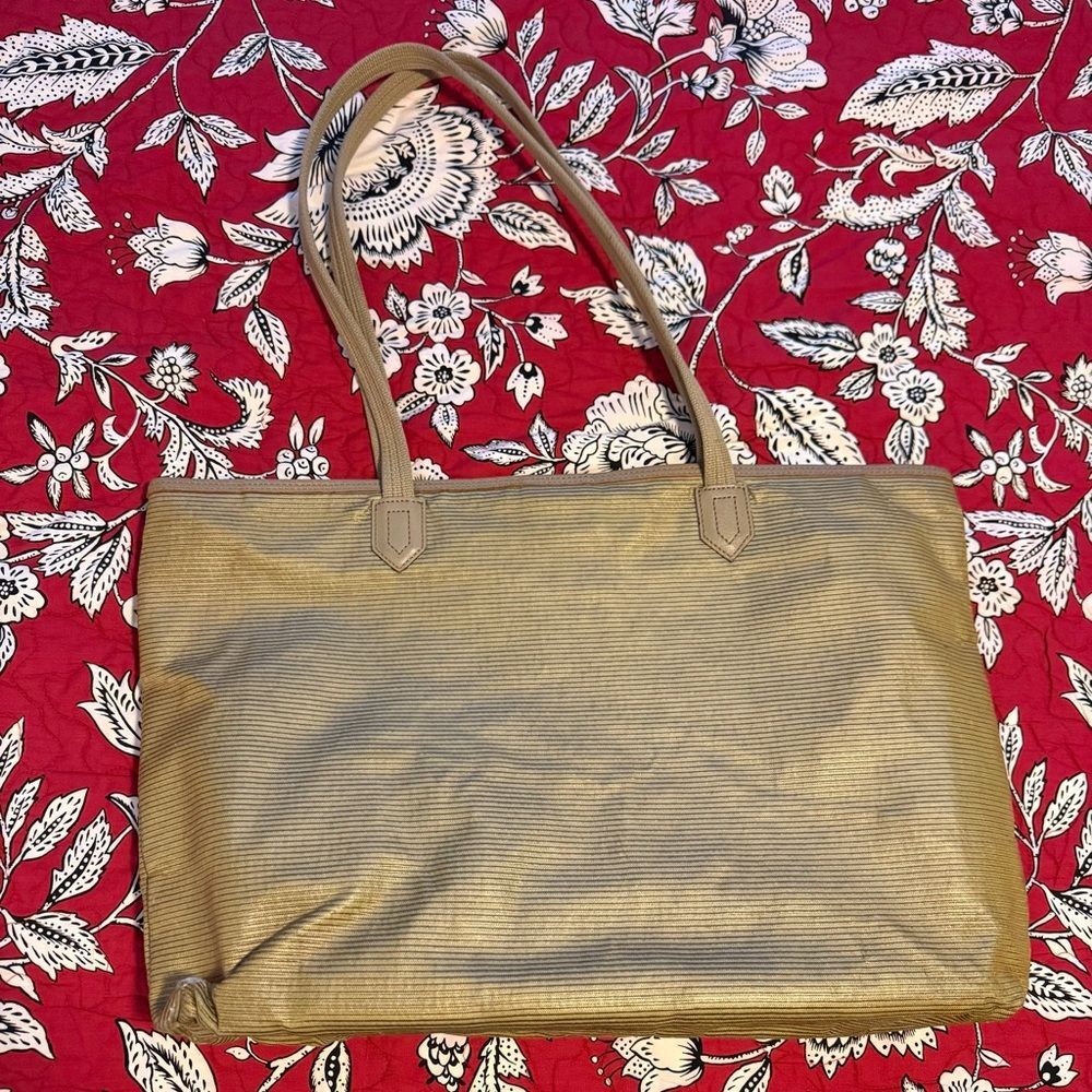 Yves Saint Laurent (YSL) Tan Vintage Tote/Travel Bag - Picture 3 of 7
